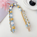 お花とパールが可愛い！編み込みショルダーストラップ #AS1017