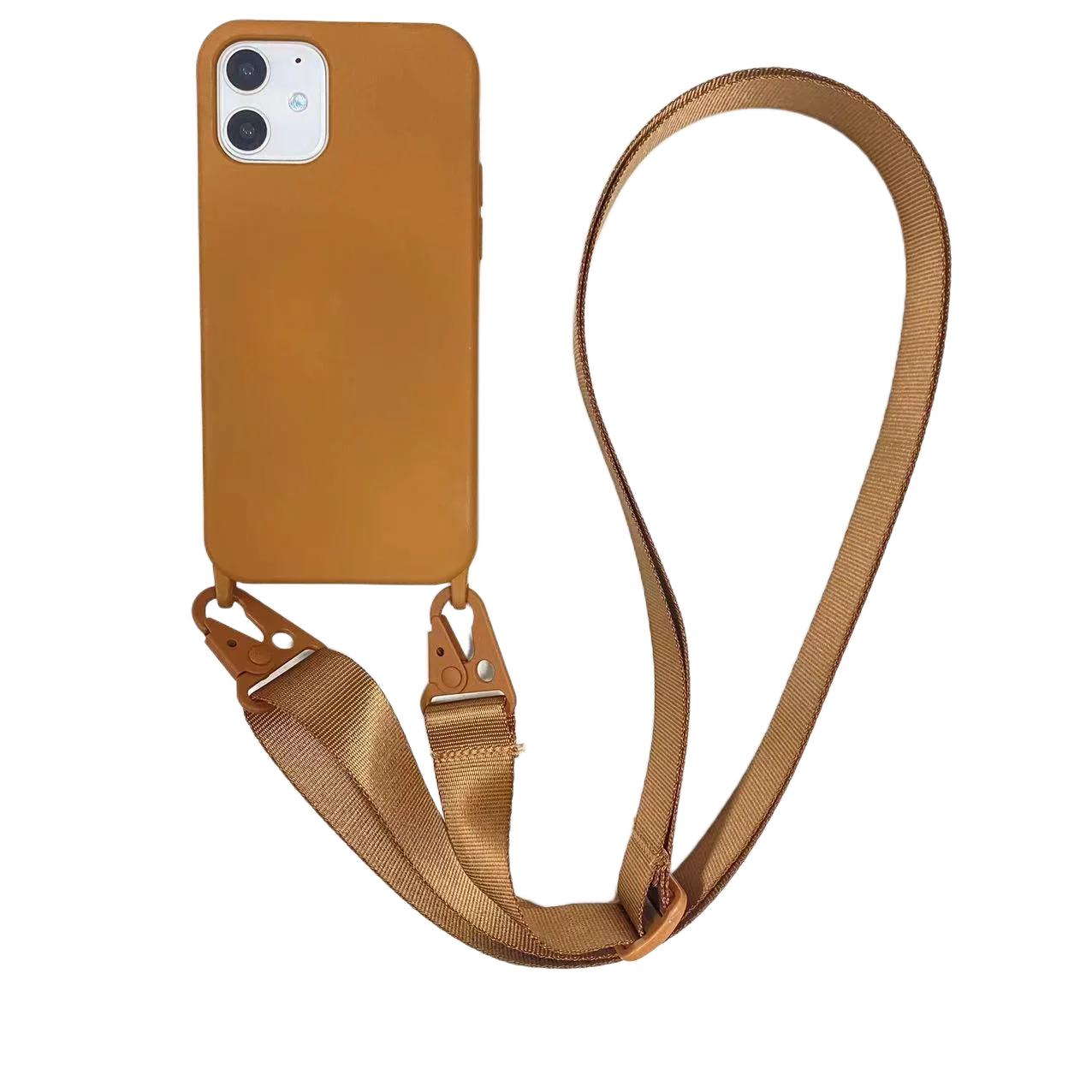 シリコンスマホケース付き！丈夫なショルダーストラップ【長さ調節可能】 #AS1043